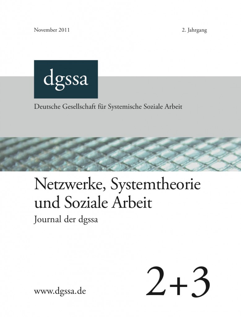 DGSSA: Netzwerke, Systemtheorie und Soziale Arbeit
